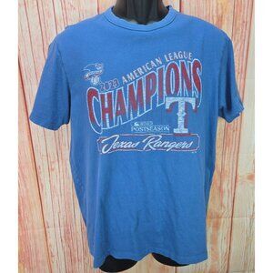 Texas Rangers 2023 American League Champions T-Shirt Medium